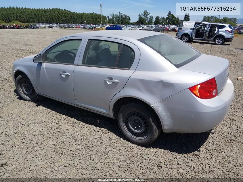 2007 Chevrolet Cobalt Ls VIN: 1G1AK55F577315234 Lot: 45436593