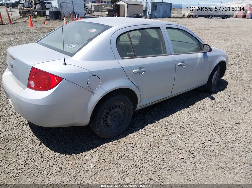 2007 Chevrolet Cobalt Ls VIN: 1G1AK55F577315234 Lot: 45436593