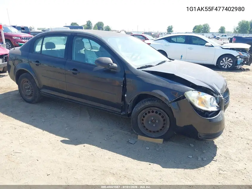 2007 Chevrolet Cobalt Ls VIN: 1G1AK55F477402980 Lot: 45521587