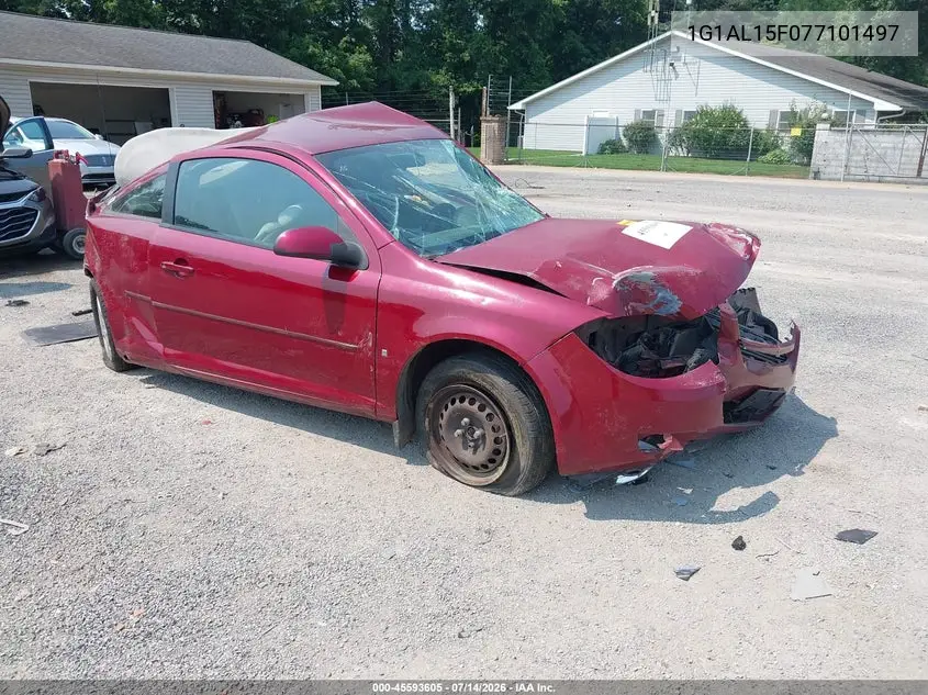 2007 Chevrolet Cobalt Lt VIN: 1G1AL15F077101497 Lot: 45593605