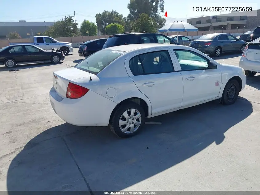 2007 Chevrolet Cobalt Ls VIN: 1G1AK55F077275659 Lot: 45643434
