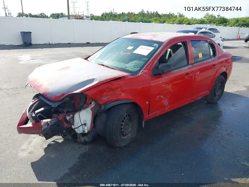 2007 Chevrolet Cobalt Ls VIN: 1G1AK55FX77384744 Lot: 45671911
