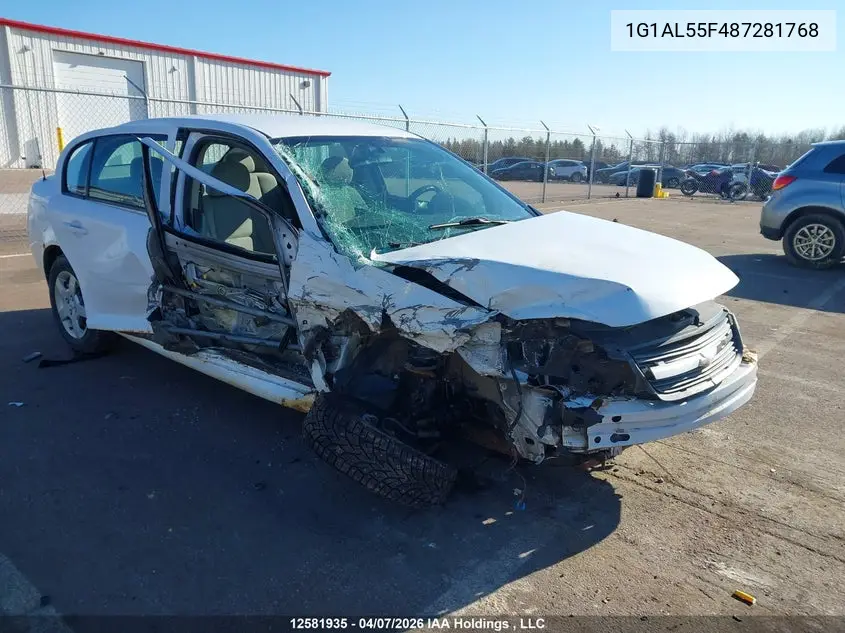 2008 Chevrolet Cobalt Lt VIN: 1G1AL55F487281768 Lot: 12581935