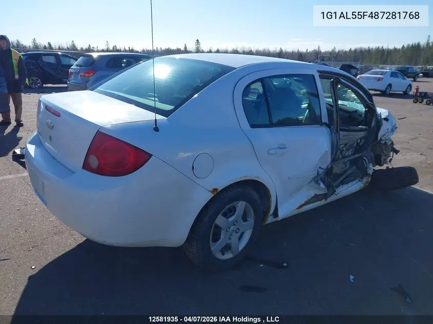 2008 Chevrolet Cobalt Lt VIN: 1G1AL55F487281768 Lot: 12581935