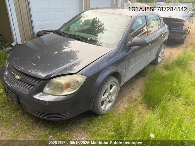 2008 Chevrolet Cobalt Ls VIN: 1G1AJ55F787284542 Lot: 20261323