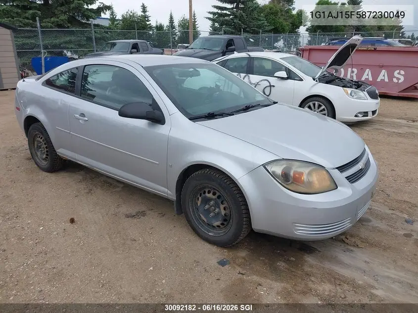 2008 Chevrolet Cobalt Ls VIN: 1G1AJ15F587230049 Lot: 30092182