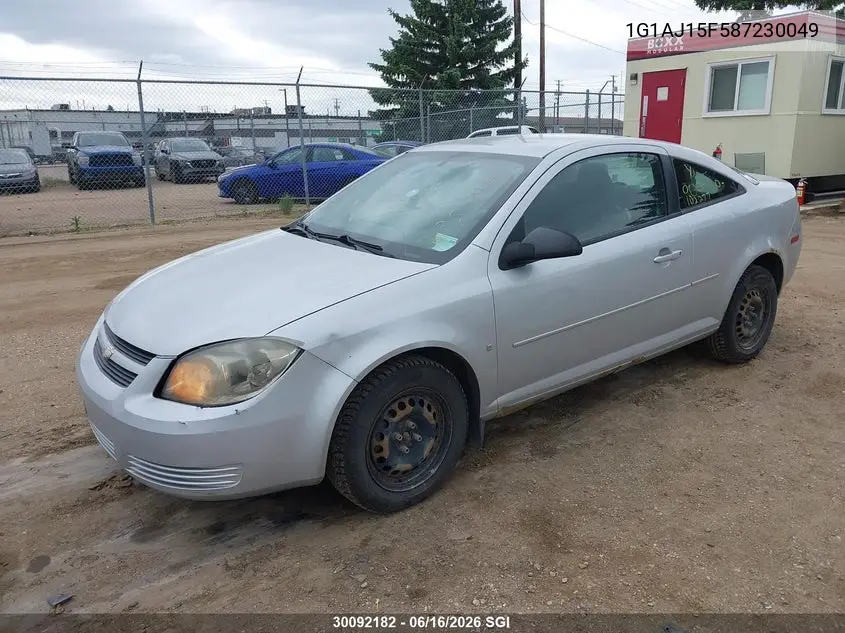 2008 Chevrolet Cobalt Ls VIN: 1G1AJ15F587230049 Lot: 30092182