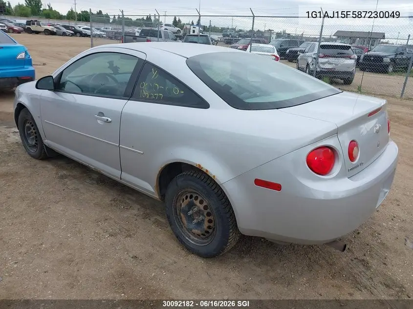2008 Chevrolet Cobalt Ls VIN: 1G1AJ15F587230049 Lot: 30092182