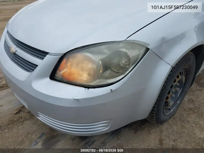 2008 Chevrolet Cobalt Ls VIN: 1G1AJ15F587230049 Lot: 30092182