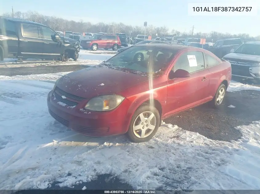 1G1AL18F387342757 2008 Chevrolet Cobalt Lt