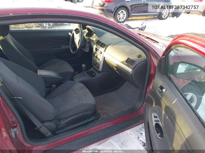 1G1AL18F387342757 2008 Chevrolet Cobalt Lt