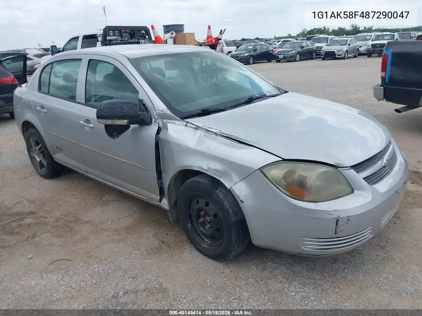 2008 Chevrolet Cobalt Ls VIN: 1G1AK58F487290047 Lot: 45145414