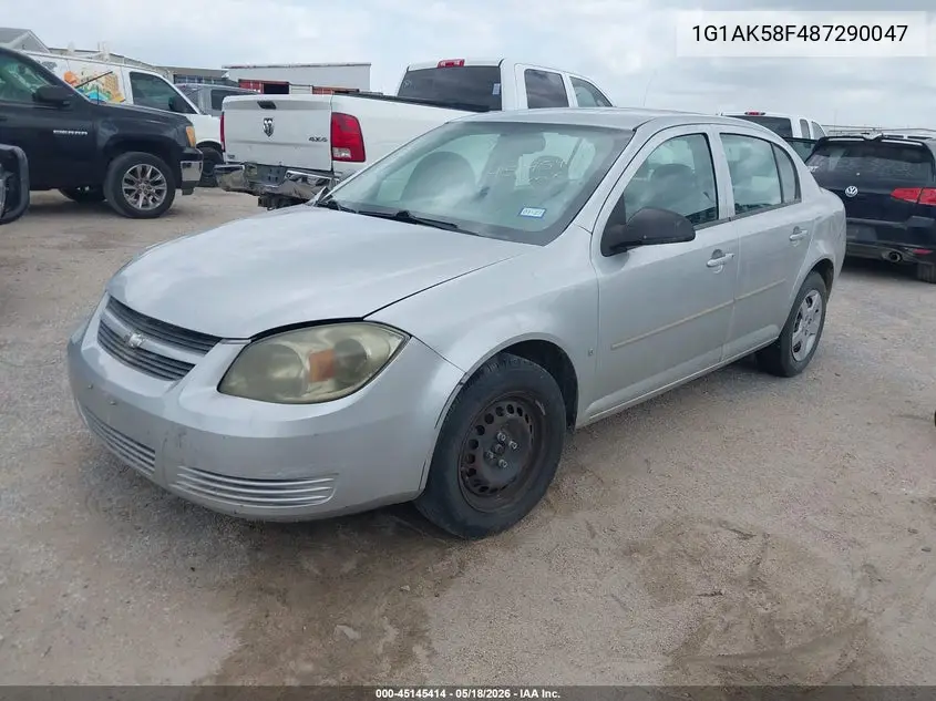 2008 Chevrolet Cobalt Ls VIN: 1G1AK58F487290047 Lot: 45145414