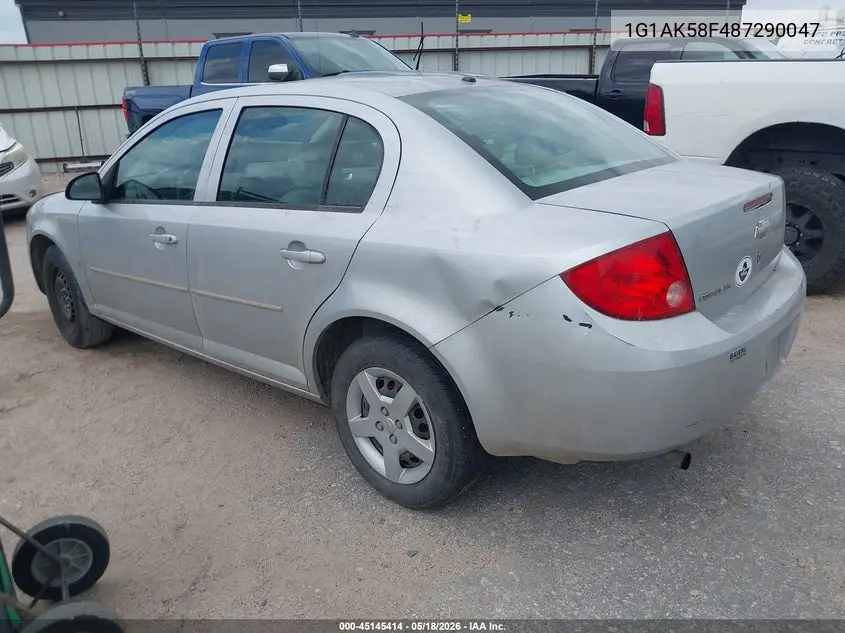 2008 Chevrolet Cobalt Ls VIN: 1G1AK58F487290047 Lot: 45145414
