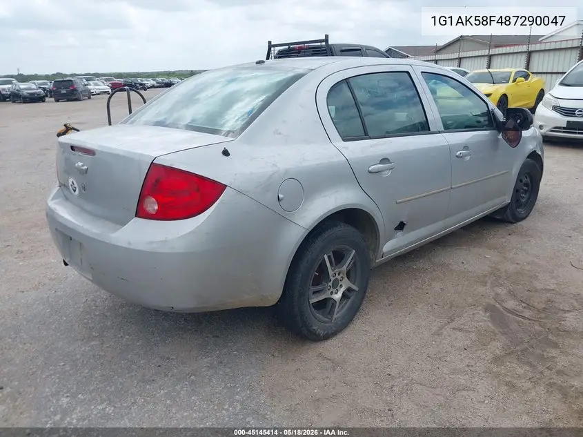 2008 Chevrolet Cobalt Ls VIN: 1G1AK58F487290047 Lot: 45145414
