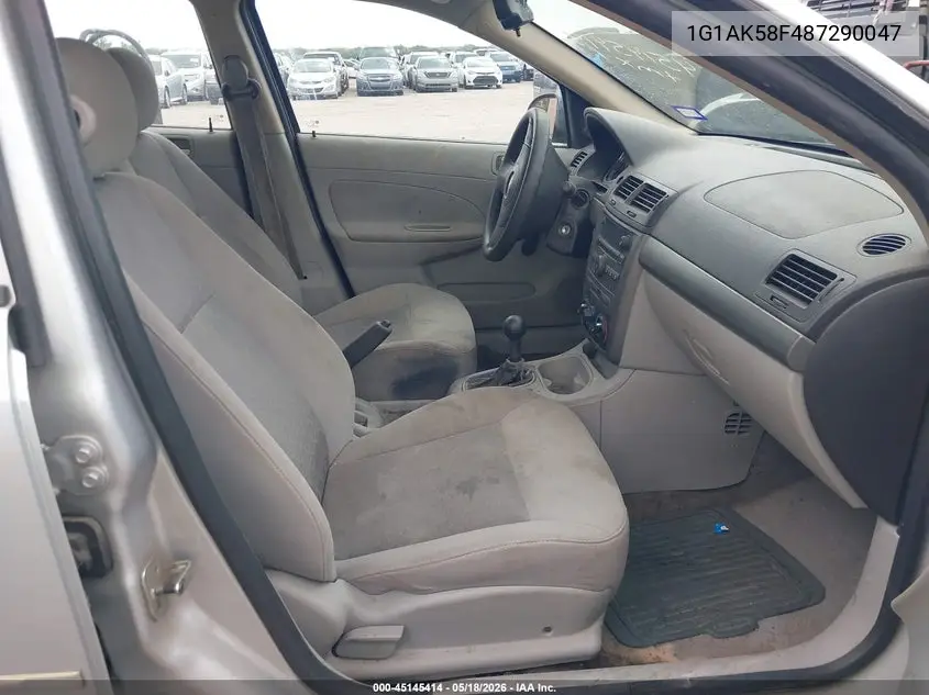 2008 Chevrolet Cobalt Ls VIN: 1G1AK58F487290047 Lot: 45145414