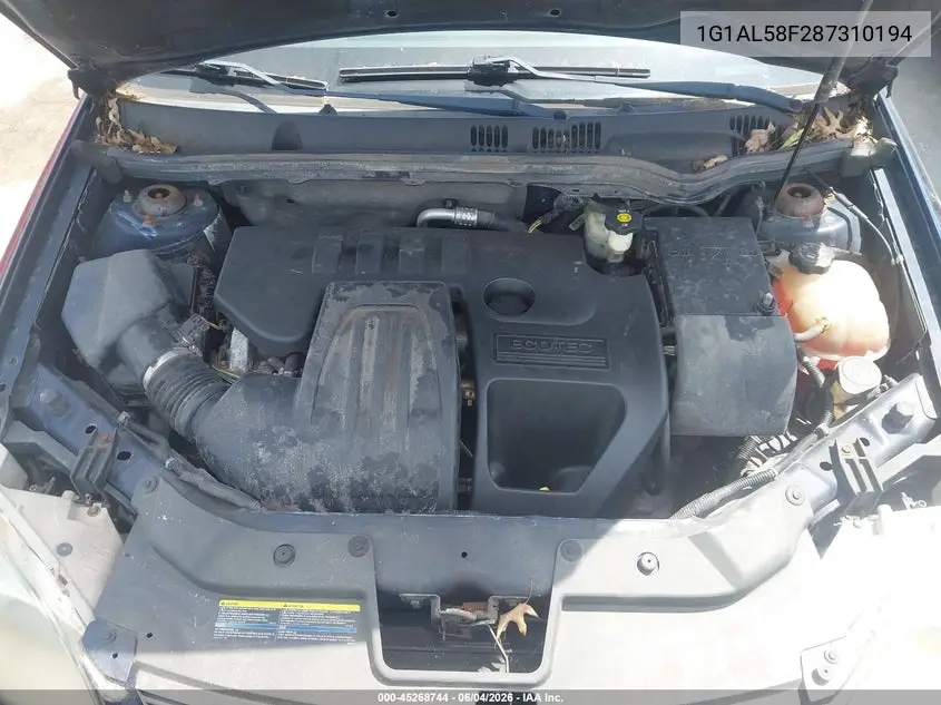 2008 Chevrolet Cobalt Lt VIN: 1G1AL58F287310194 Lot: 45268744
