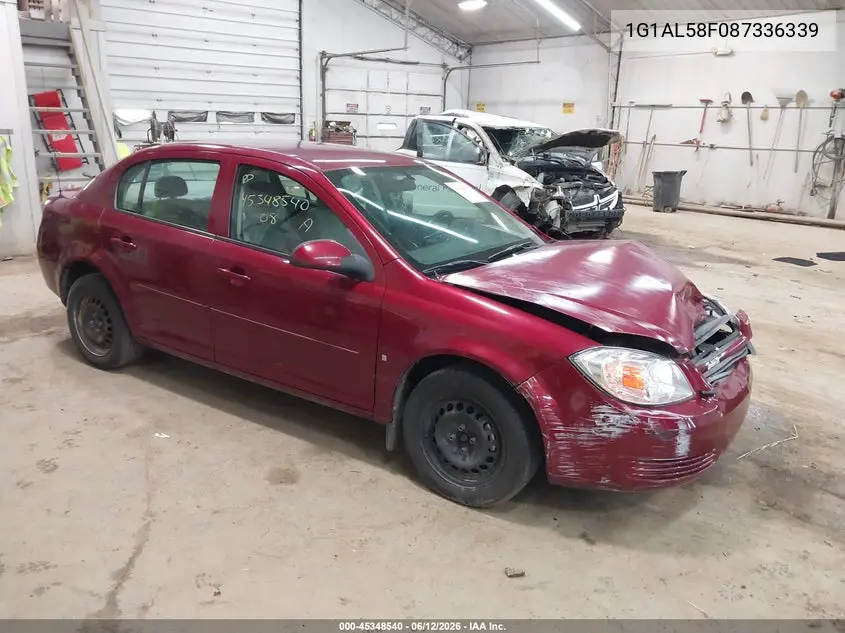 2008 Chevrolet Cobalt Lt VIN: 1G1AL58F087336339 Lot: 45348540