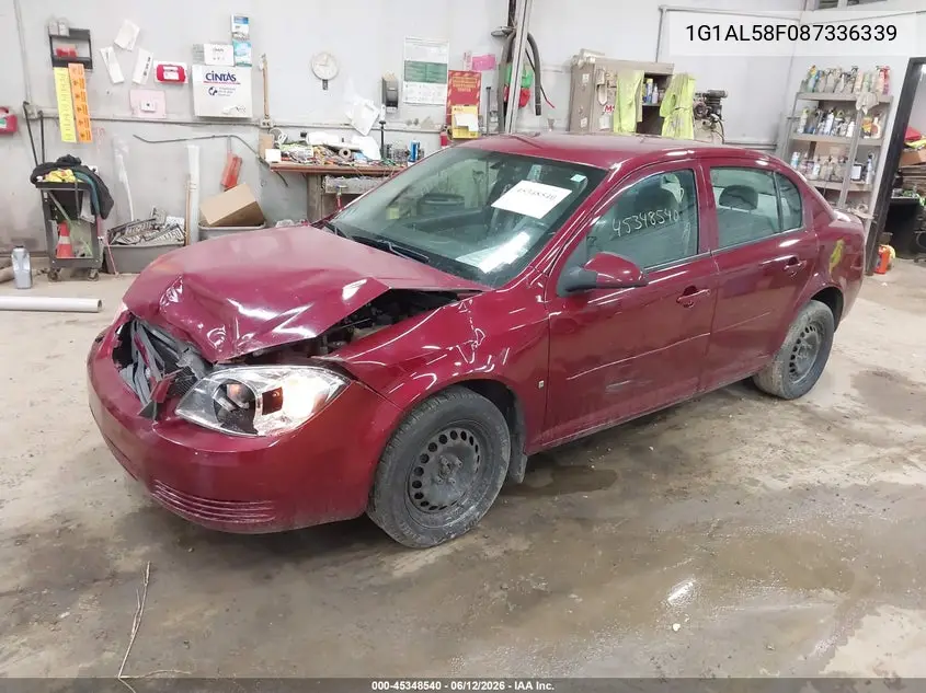 2008 Chevrolet Cobalt Lt VIN: 1G1AL58F087336339 Lot: 45348540