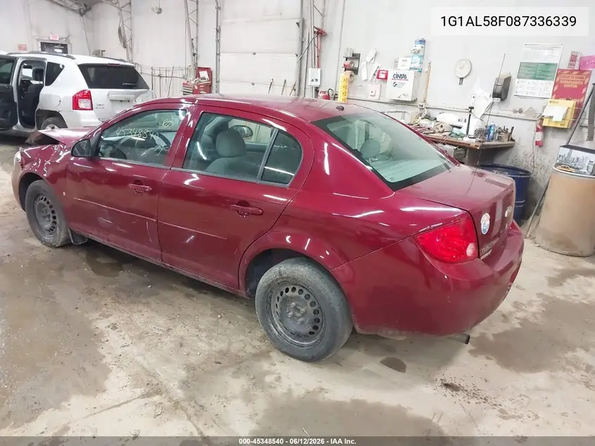 2008 Chevrolet Cobalt Lt VIN: 1G1AL58F087336339 Lot: 45348540
