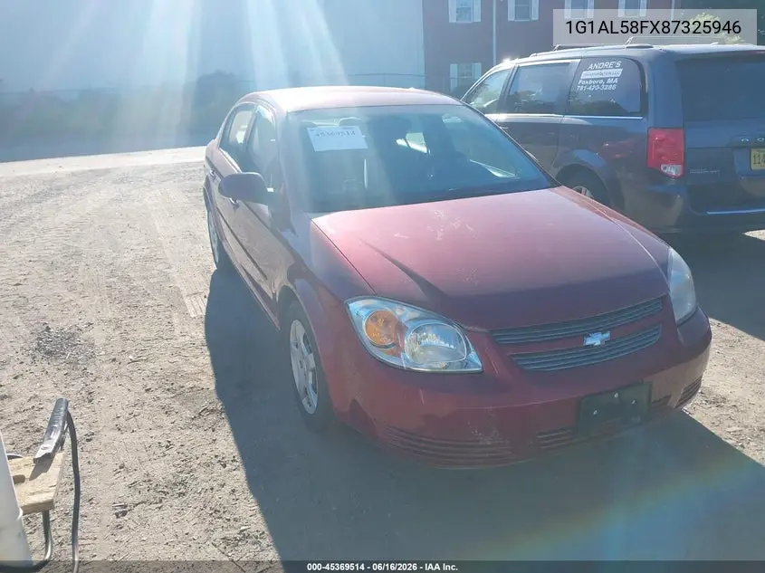 2008 Chevrolet Cobalt Lt VIN: 1G1AL58FX87325946 Lot: 45369514