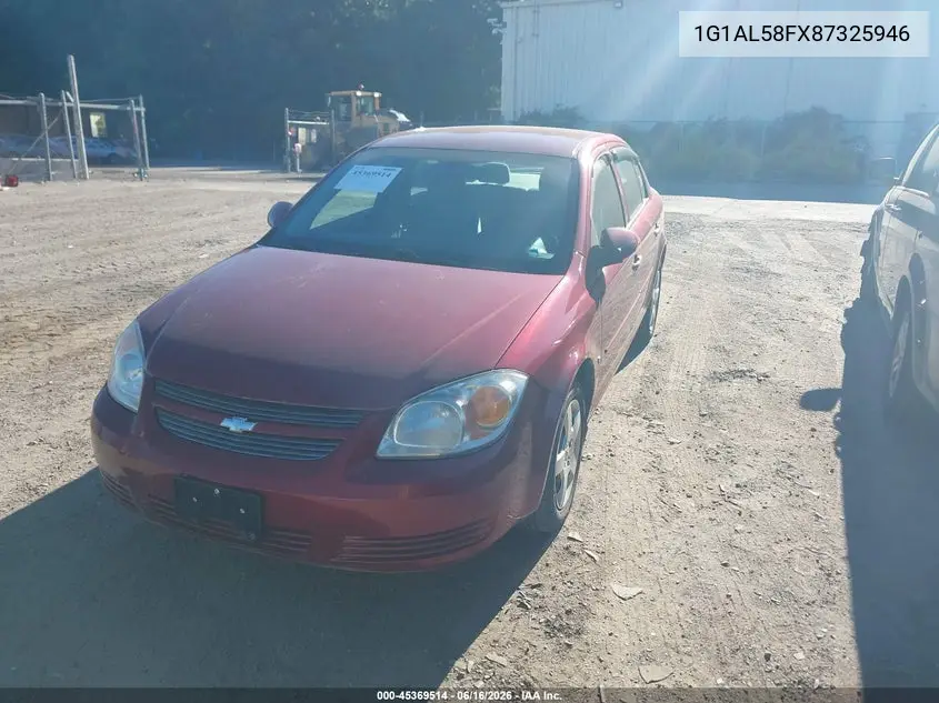 2008 Chevrolet Cobalt Lt VIN: 1G1AL58FX87325946 Lot: 45369514