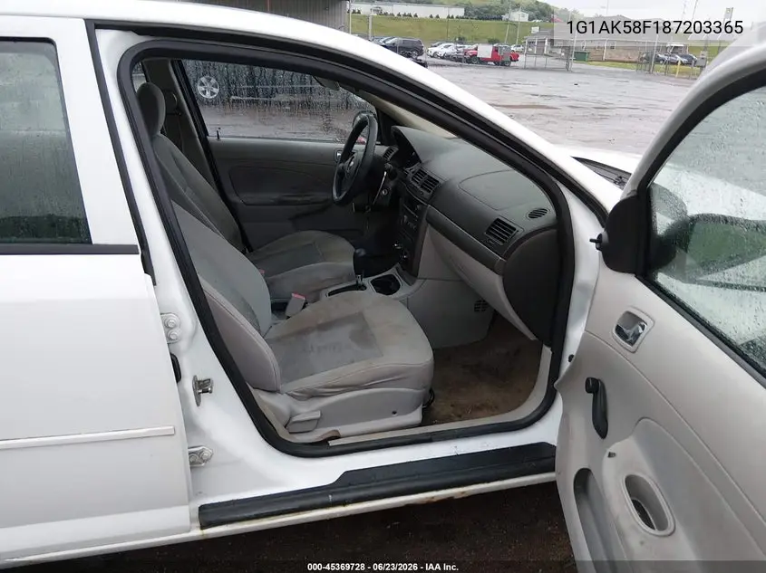 2008 Chevrolet Cobalt Ls VIN: 1G1AK58F187203365 Lot: 45369728