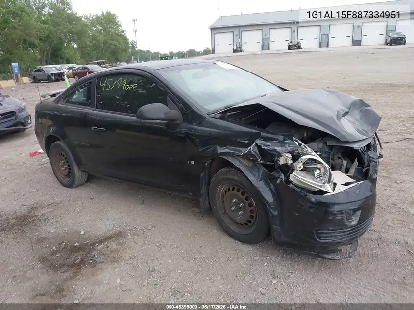 2008 Chevrolet Cobalt Lt VIN: 1G1AL15F887334951 Lot: 45399000