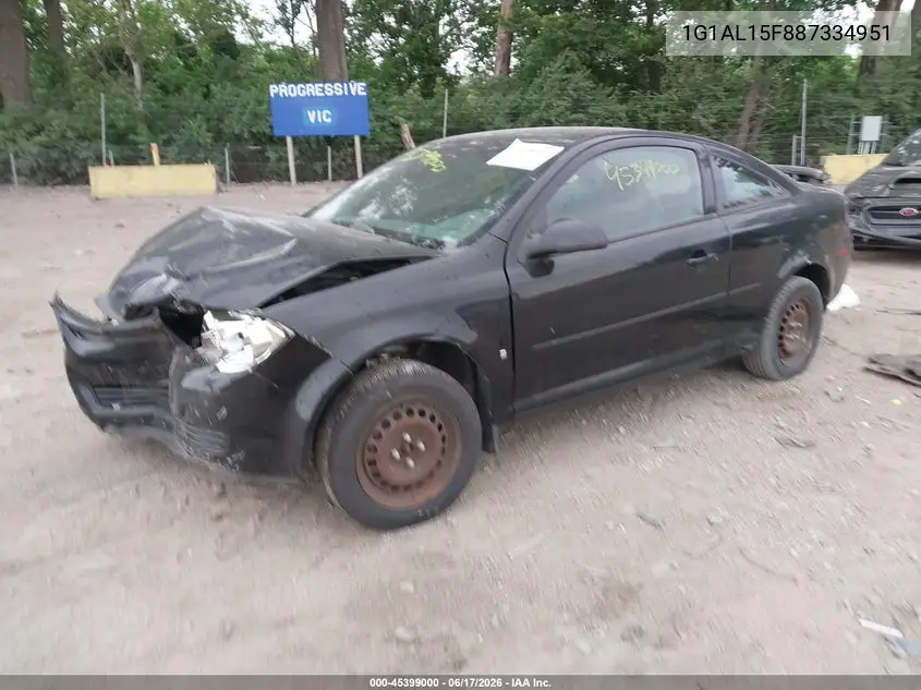 2008 Chevrolet Cobalt Lt VIN: 1G1AL15F887334951 Lot: 45399000