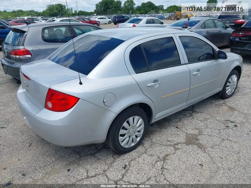 2008 Chevrolet Cobalt Lt VIN: 1G1AL58F787189016 Lot: 45400716