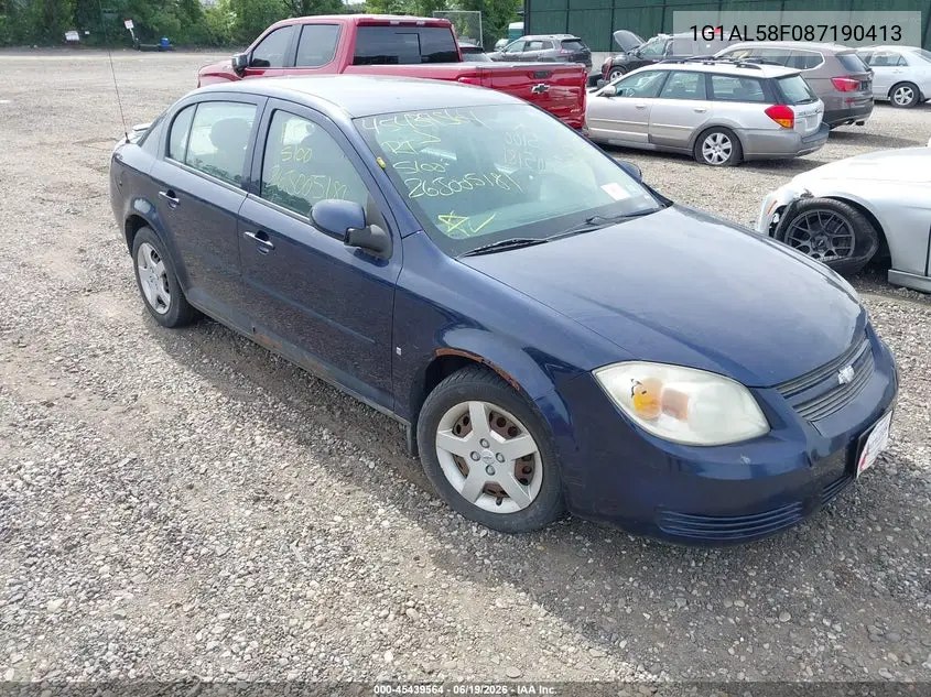 2008 Chevrolet Cobalt Lt VIN: 1G1AL58F087190413 Lot: 45439564