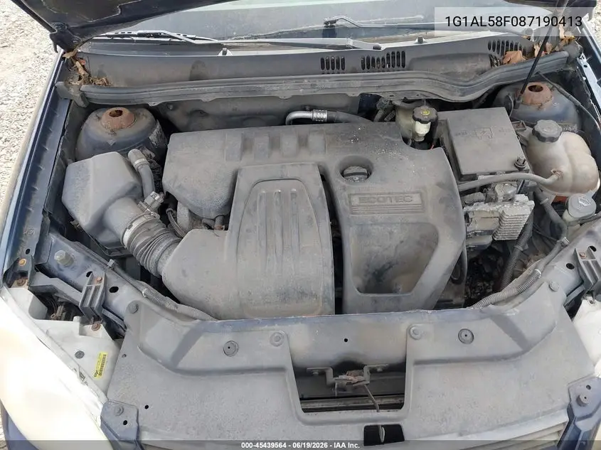 2008 Chevrolet Cobalt Lt VIN: 1G1AL58F087190413 Lot: 45439564