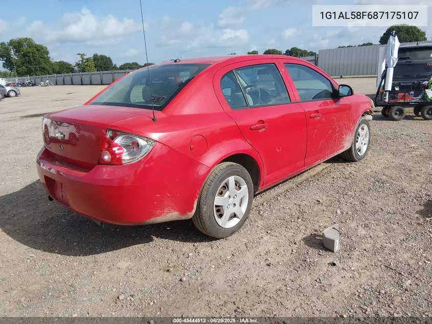 2008 Chevrolet Cobalt Lt VIN: 1G1AL58F687175107 Lot: 45444512
