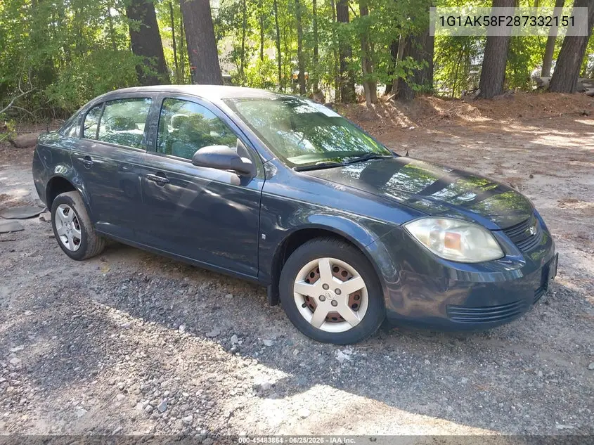 2008 Chevrolet Cobalt Ls VIN: 1G1AK58F287332151 Lot: 45483864