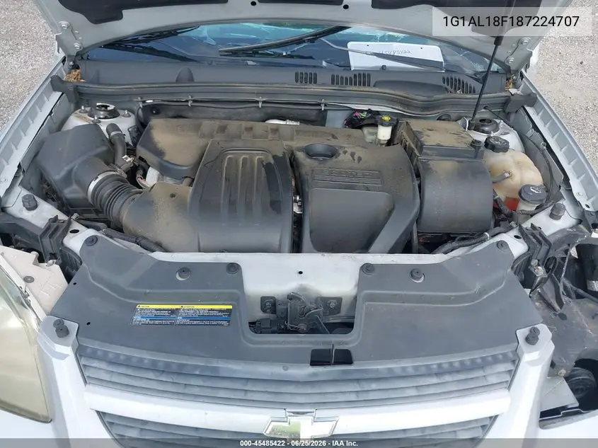 2008 Chevrolet Cobalt Lt VIN: 1G1AL18F187224707 Lot: 45485422