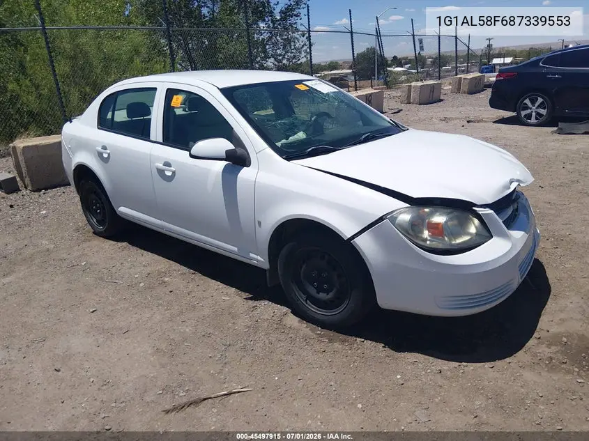 2008 Chevrolet Cobalt Lt VIN: 1G1AL58F687339553 Lot: 45497915