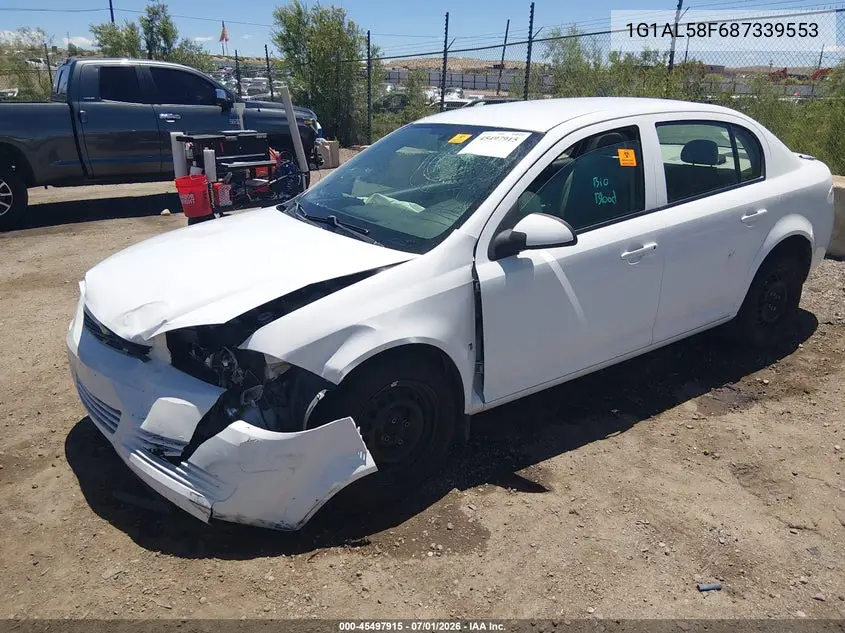2008 Chevrolet Cobalt Lt VIN: 1G1AL58F687339553 Lot: 45497915