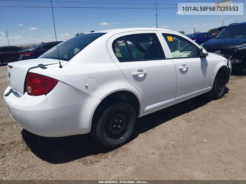 2008 Chevrolet Cobalt Lt VIN: 1G1AL58F687339553 Lot: 45497915