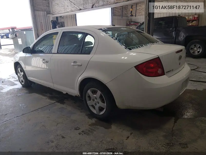 2008 Chevrolet Cobalt Ls VIN: 1G1AK58F187271147 Lot: 45517284