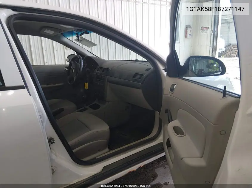 2008 Chevrolet Cobalt Ls VIN: 1G1AK58F187271147 Lot: 45517284