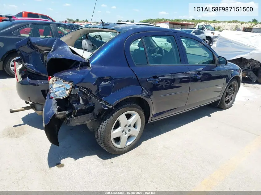 2008 Chevrolet Cobalt Lt VIN: 1G1AL58F987151500 Lot: 45544388
