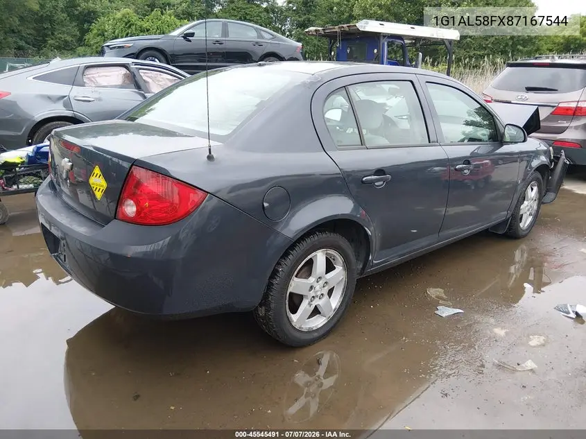 2008 Chevrolet Cobalt Lt VIN: 1G1AL58FX87167544 Lot: 45545491
