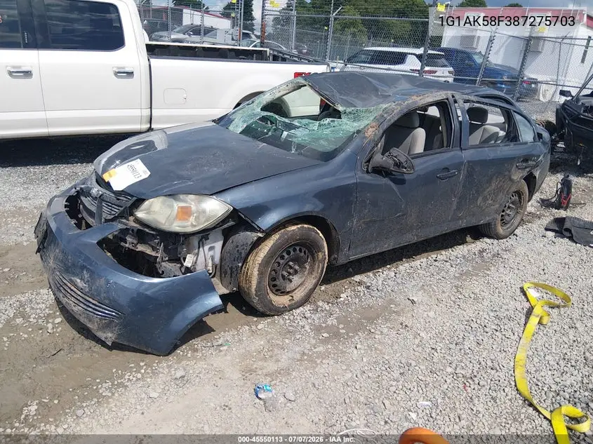 2008 Chevrolet Cobalt Ls VIN: 1G1AK58F387275703 Lot: 45550113