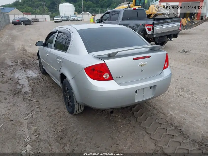 2008 Chevrolet Cobalt Ls VIN: 1G1AK58F387127843 Lot: 45559940