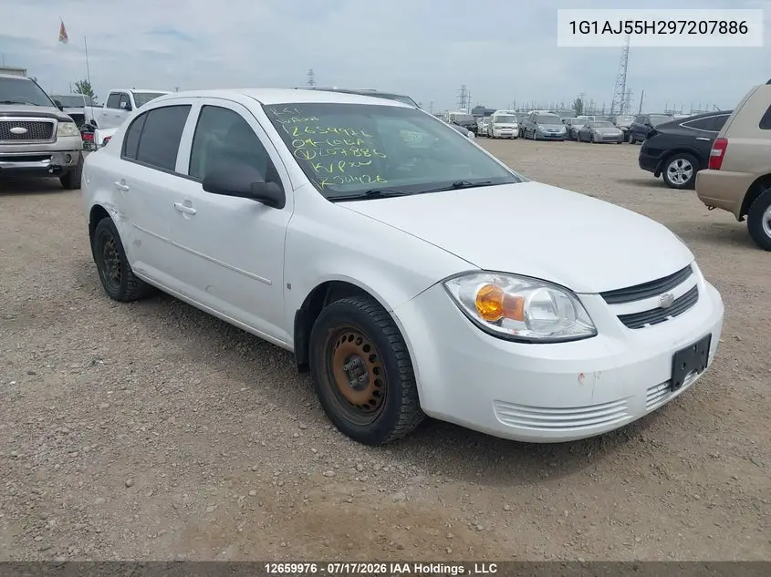 2009 Chevrolet Cobalt Ls VIN: 1G1AJ55H297207886 Lot: 12659976x