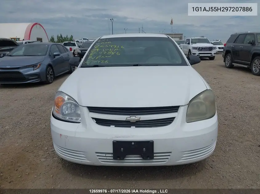 2009 Chevrolet Cobalt Ls VIN: 1G1AJ55H297207886 Lot: 12659976x