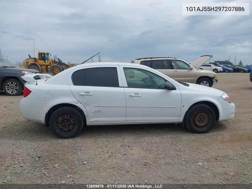 2009 Chevrolet Cobalt Ls VIN: 1G1AJ55H297207886 Lot: 12659976x