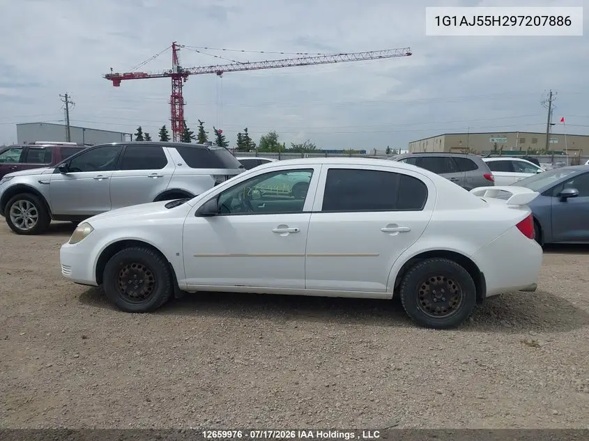 2009 Chevrolet Cobalt Ls VIN: 1G1AJ55H297207886 Lot: 12659976x