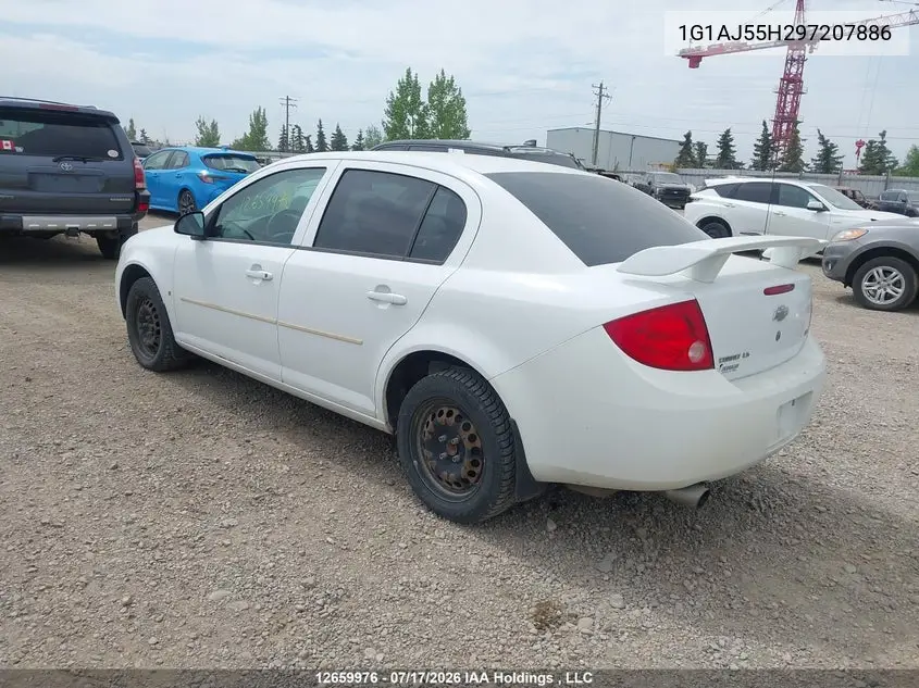 2009 Chevrolet Cobalt Ls VIN: 1G1AJ55H297207886 Lot: 12659976x