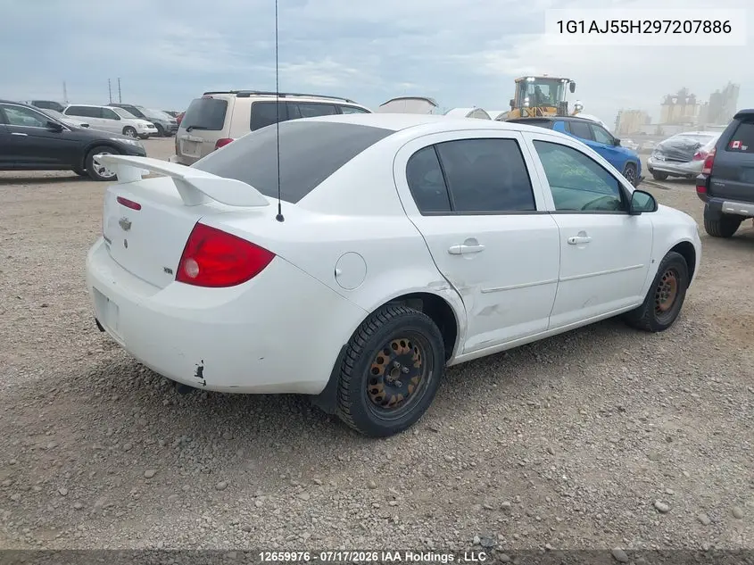 2009 Chevrolet Cobalt Ls VIN: 1G1AJ55H297207886 Lot: 12659976x